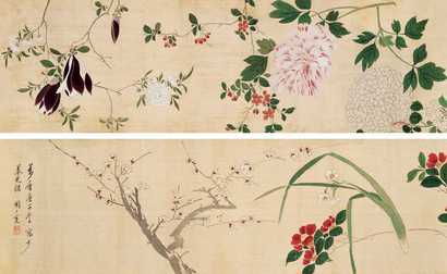 周之冕 1600年作 花卉 卷